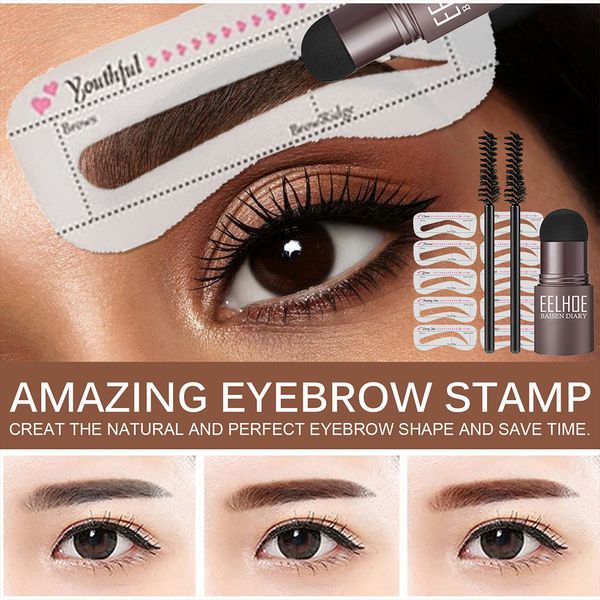 eyebrow enhancers shaping kit powder stamp eyebrow pencil and 5 pairs brow stencils kits pen cosmetics waterproof natural color eye makeup t
eyebrow enhancers shaping kit powder stamp eyebrow pencil and 5 pairs brow stencils kits pen cosmetics waterproof natural color eye makeup t