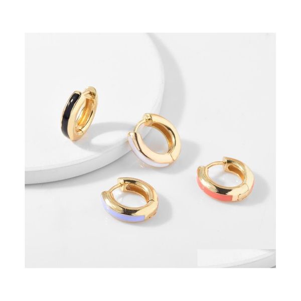 hoop huggie s hoop earrings womens mticolor copper oil drip creative simple small circle round jewelry for girls drop delivery dhqfp, Golden;silver
hoop huggie s hoop earrings womens mticolor copper oil drip creative simple small circle round jewelry for girls drop delivery dhqfp, Golden;silver
