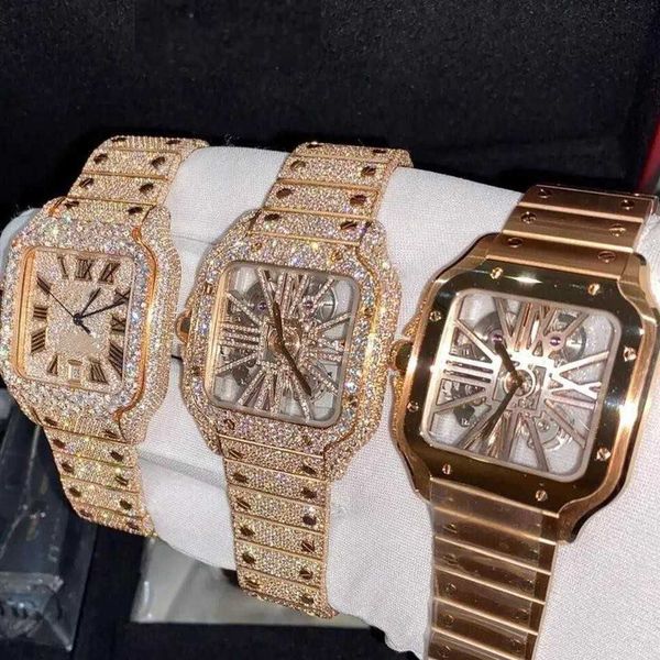 2023wristwatch square case men luxury iced out watch golden color diamond vvs vvs1 automatic mechanical watch8srd45rt, Silver
2023wristwatch square case men luxury iced out watch golden color diamond vvs vvs1 automatic mechanical watch8srd45rt, Silver