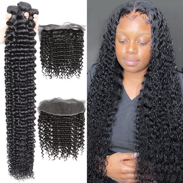 hair bun maker deep wave bundles with frontal human brazilian weave remy sale for black women curly 30 inch 221205, Brown
hair bun maker deep wave bundles with frontal human brazilian weave remy sale for black women curly 30 inch 221205, Brown
