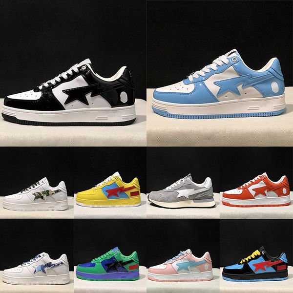 star designer shoes bapestas unc sax smoke grey black white patent leather camo green blue triple white platform mens womens sport sneaker r
star designer shoes bapestas unc sax smoke grey black white patent leather camo green blue triple white platform mens womens sport sneaker r