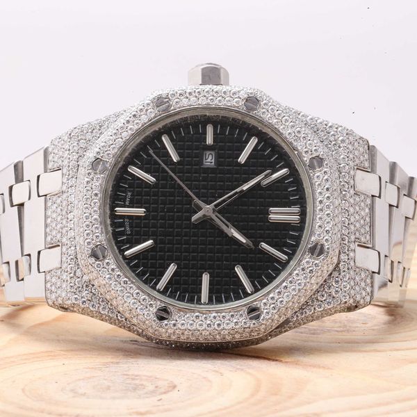 wristwatches half iced out customize diamond luxury men's watch handmade fine jewelry manufacturer vvs1 diamond watchggtu, Slivery;brown
wristwatches half iced out customize diamond luxury men's watch handmade fine jewelry manufacturer vvs1 diamond watchggtu, Slivery;brown