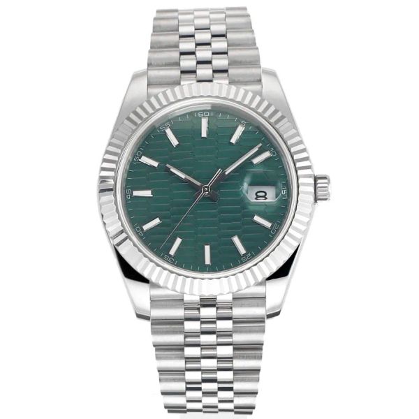 watch mens watches 41mm automatic mechanical movement for men fashion business green dial wristwatch stainless steel strap montre de luxe, Slivery;brown
watch mens watches 41mm automatic mechanical movement for men fashion business green dial wristwatch stainless steel strap montre de luxe, Slivery;brown