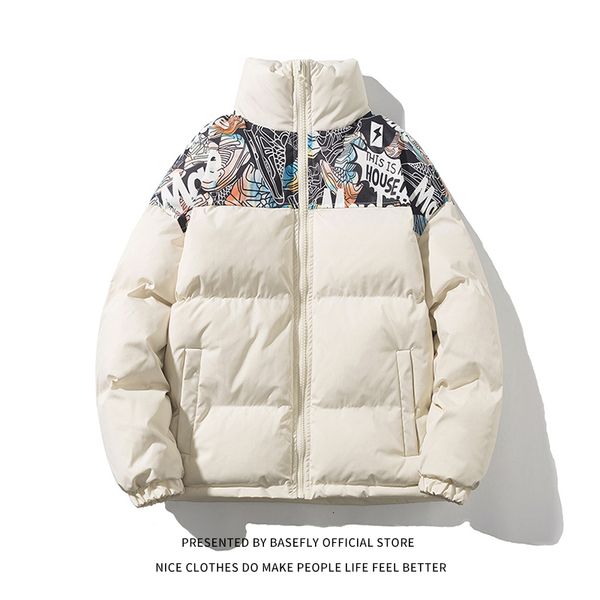 men s down parkas arrival thick warm patchwork winter graphic print men bomber parka couple puffer jacket women varsity coat street 221206, Black
men s down parkas arrival thick warm patchwork winter graphic print men bomber parka couple puffer jacket women varsity coat street 221206, Black