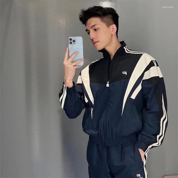 designer tracksuits women men logo embroidery panel contrast zipper sports jacket coat casual pants set classic trendy luxury, Gray
designer tracksuits women men logo embroidery panel contrast zipper sports jacket coat casual pants set classic trendy luxury, Gray