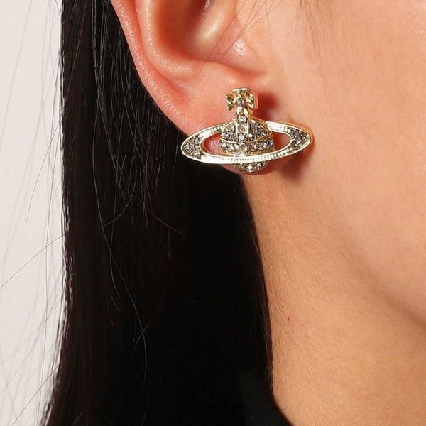 designer vvan earrings western empress earrings are simple fashionable personalized flash saturn, Golden
designer vvan earrings western empress earrings are simple fashionable personalized flash saturn, Golden