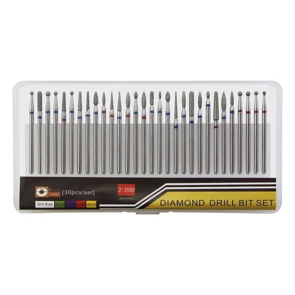 nail art equipment cuticle bit for drill 30pcs professional apply to 332 bits can exfoliate the ea 221206, Silver
nail art equipment cuticle bit for drill 30pcs professional apply to 332 bits can exfoliate the ea 221206, Silver