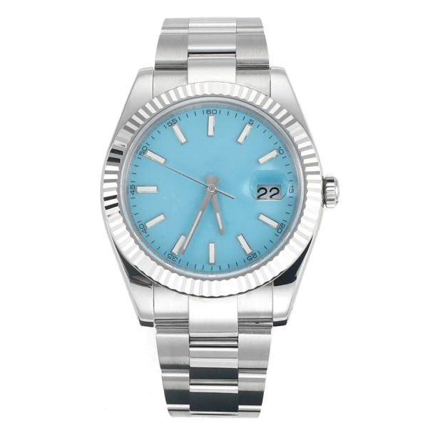 mens watch automatic mechanical watches 41mm stainless steel strap luminous blue dial wristwatch design montre de luxe for ladies girl, Slivery;brown
mens watch automatic mechanical watches 41mm stainless steel strap luminous blue dial wristwatch design montre de luxe for ladies girl, Slivery;brown