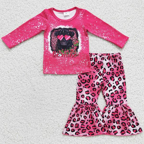 new fashion kids desinger clothes girls set valentine's day love cow print toddler baby girl clothes long sleeve leopard bell bottom ou, White
new fashion kids desinger clothes girls set valentine's day love cow print toddler baby girl clothes long sleeve leopard bell bottom ou, White