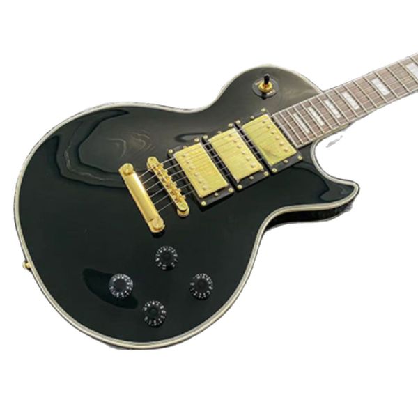 lvymusical instrument chinese electric guitar les black beauty 3 pickups custom gold hardware 6 strings
lvymusical instrument chinese electric guitar les black beauty 3 pickups custom gold hardware 6 strings