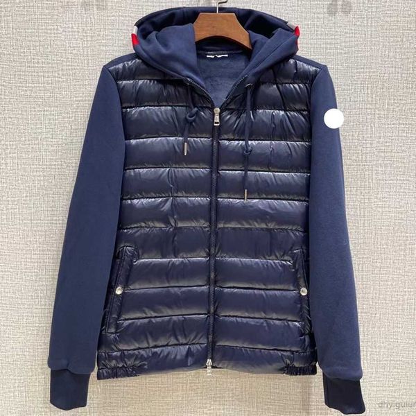 maya designer mens down jacket embroidered badge womens winter jackets hooded stripe knit sleeve warm puffer size s/m/l, Black
maya designer mens down jacket embroidered badge womens winter jackets hooded stripe knit sleeve warm puffer size s/m/l, Black