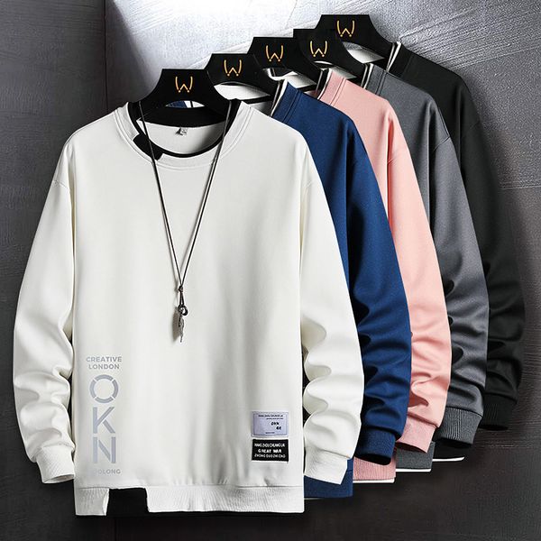 mens hoodies sweatshirts casual long sleeves shirts streetwear korean fashion crew spring and autumn clothes for 221206, Black
mens hoodies sweatshirts casual long sleeves shirts streetwear korean fashion crew spring and autumn clothes for 221206, Black