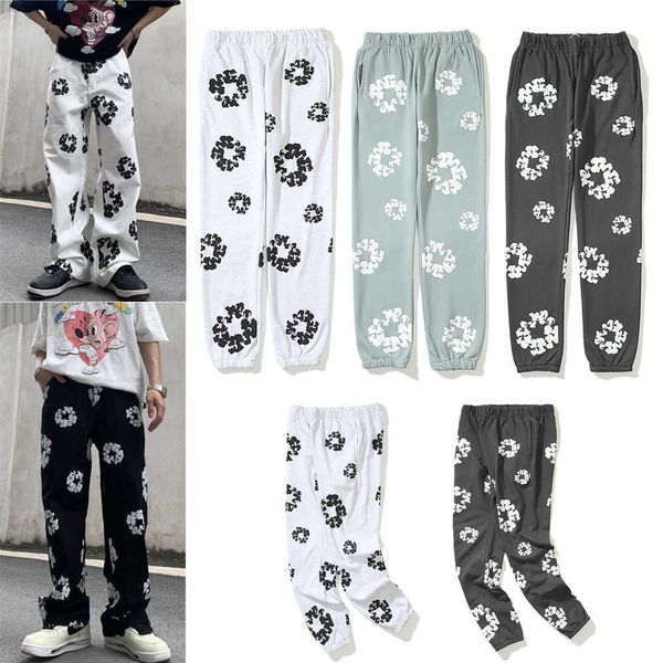 men's pants hip hop high street streetwear women harajuku joggers floral clouds loose straight-leg pants pockets cotton terry t221205, Black
men's pants hip hop high street streetwear women harajuku joggers floral clouds loose straight-leg pants pockets cotton terry t221205, Black