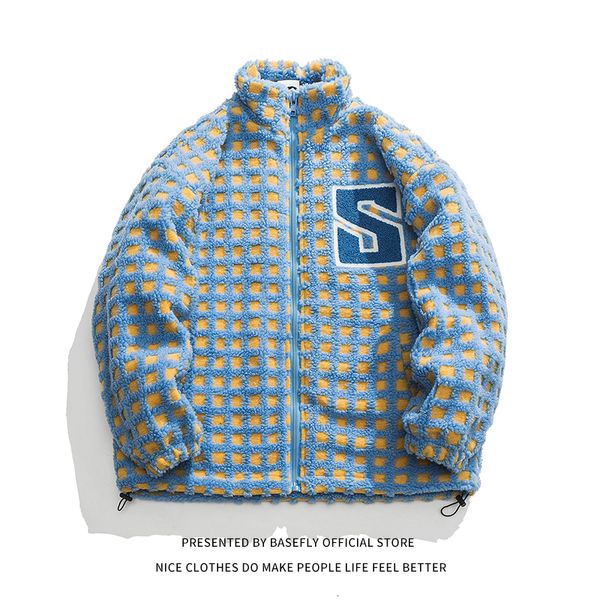 men s down parkas winter collection thick warm plaid letter s embroid men baseball bomber jacket women coat streetwear casual retro vintage, Black
men s down parkas winter collection thick warm plaid letter s embroid men baseball bomber jacket women coat streetwear casual retro vintage, Black