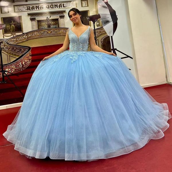 sky blue princess ball gowns quinceanera dress for sweet 16 girls appliques beads sequined 15 birthday gowns vestidos de fiesta, Blue;red
sky blue princess ball gowns quinceanera dress for sweet 16 girls appliques beads sequined 15 birthday gowns vestidos de fiesta, Blue;red