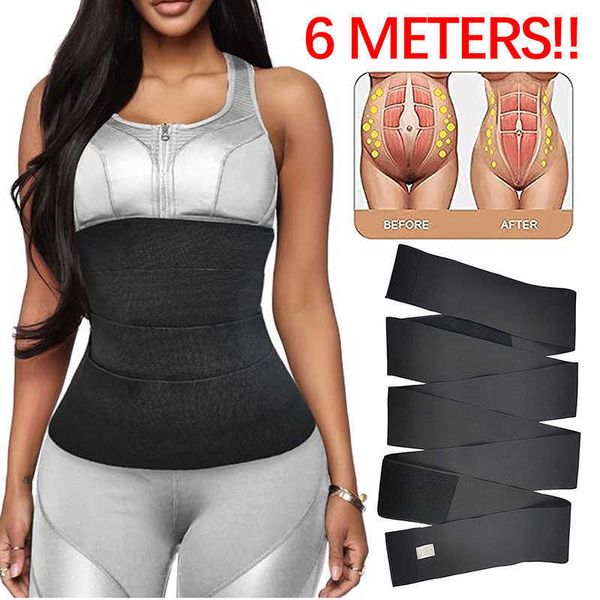 slimming belt 6 meters bandage wrap sweat sauna waist belt body shaper trimmer snatch me up fat burner workout cincher tighten sheath t22120
slimming belt 6 meters bandage wrap sweat sauna waist belt body shaper trimmer snatch me up fat burner workout cincher tighten sheath t22120
