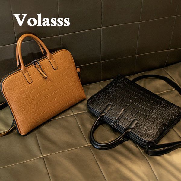 business womens briefcase leather handbag women 15.6 14 inch lapbag shoulder office bags for female briefcases 221205
business womens briefcase leather handbag women 15.6 14 inch lapbag shoulder office bags for female briefcases 221205