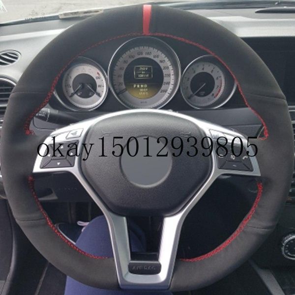 black suede hand-stitched car steering wheel cover for mercedes-benz a-class 2013-2015 cla-class c-class 2013 2014
black suede hand-stitched car steering wheel cover for mercedes-benz a-class 2013-2015 cla-class c-class 2013 2014