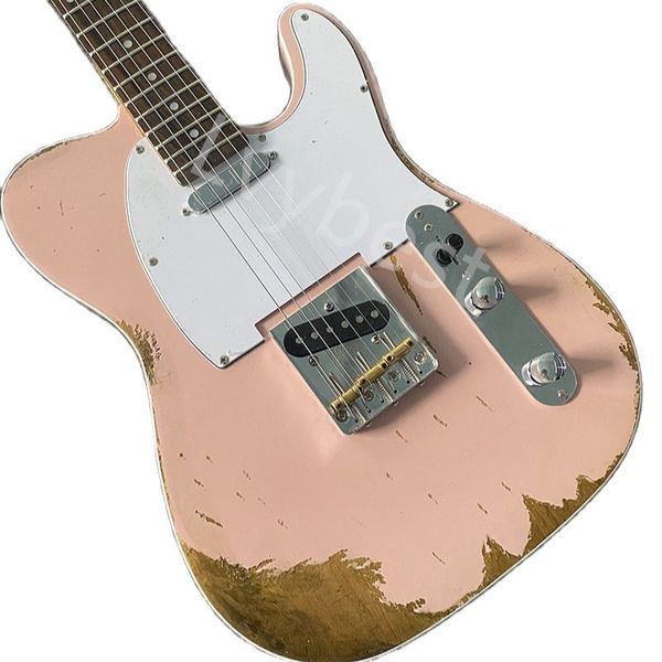 lvymusical instrument chinese electric guitar pink color hand made old style t l alder body and maple top
lvymusical instrument chinese electric guitar pink color hand made old style t l alder body and maple top