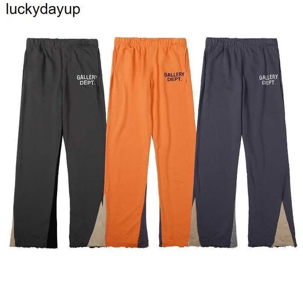 men's pants designer galery dept flare loose casual men's women's fashion pants, Black
men's pants designer galery dept flare loose casual men's women's fashion pants, Black
