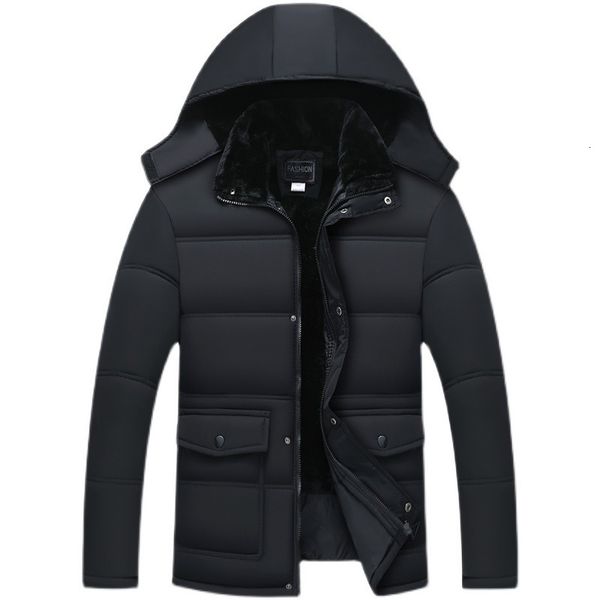 men s down parkas winter thickening warm coat jacket fashion hooded windproof 221206, Black
men s down parkas winter thickening warm coat jacket fashion hooded windproof 221206, Black