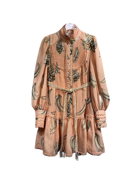 autumn 2022 new style elegant fashion stand collar print loose fitting dress, Black;gray
autumn 2022 new style elegant fashion stand collar print loose fitting dress, Black;gray