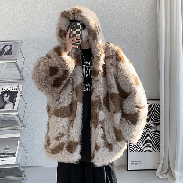 men's down parkas syuhgfa men imitation fur hooded coat thicken fashion warm luxury jacket winter loose male casual parkas outwear 2212, Black
men's down parkas syuhgfa men imitation fur hooded coat thicken fashion warm luxury jacket winter loose male casual parkas outwear 2212, Black
