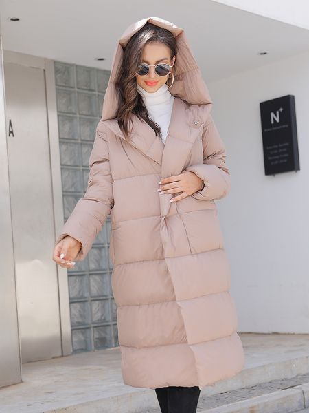women's down parkas marwin women 90 white duck coats light thick jackets solid hodded high waist warm casual long jacket 221205, Black
women's down parkas marwin women 90 white duck coats light thick jackets solid hodded high waist warm casual long jacket 221205, Black