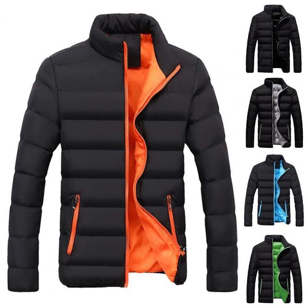 mens down parkas jacket autumn winter cotton padded stand collar coldproof thicken zipper coat overcoat streetwear 221206, Black
mens down parkas jacket autumn winter cotton padded stand collar coldproof thicken zipper coat overcoat streetwear 221206, Black