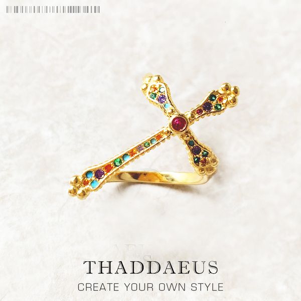 solitaire ring colourful royalty cross gold brand victorian vintage gift fine jewerly for women in 925 sterling silver 221206, Golden;silver
solitaire ring colourful royalty cross gold brand victorian vintage gift fine jewerly for women in 925 sterling silver 221206, Golden;silver