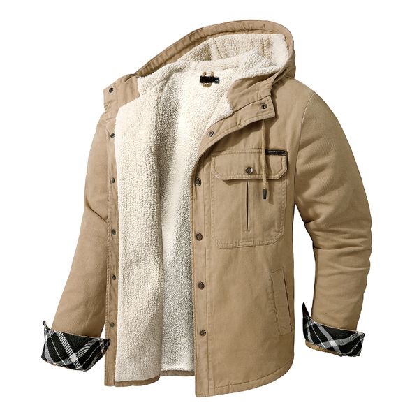 men s down parkas winter warm jackets thick windproof coats fur male military tactical parka casual collar outwear men 221206, Black
men s down parkas winter warm jackets thick windproof coats fur male military tactical parka casual collar outwear men 221206, Black
