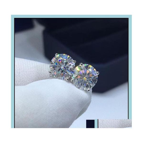 stud stud earrings jewelry s925 sterling sier d color vvs four moissanite diamond earring passed test women anniversary party gifts otf9p, Golden;silver
stud stud earrings jewelry s925 sterling sier d color vvs four moissanite diamond earring passed test women anniversary party gifts otf9p, Golden;silver