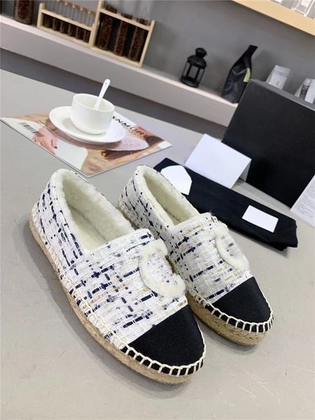 designer luxury tweed espadrilles beige lambskin black leather cap toe slip-on flat dress shoes with box
designer luxury tweed espadrilles beige lambskin black leather cap toe slip-on flat dress shoes with box