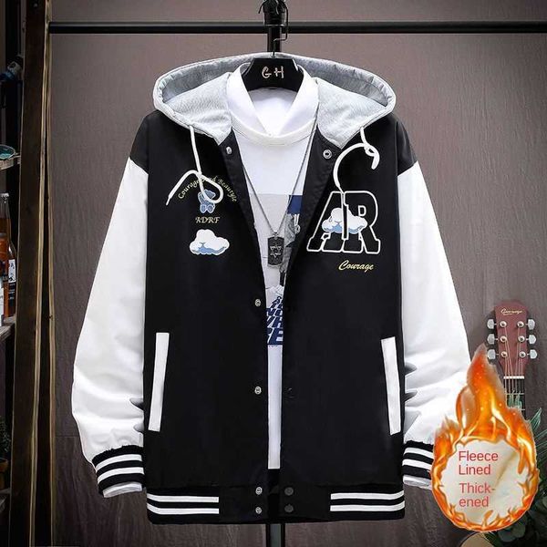 men's hooded cardigan jacket designer warm contrast plush women's zippered cardigan jacket jacket, Black
men's hooded cardigan jacket designer warm contrast plush women's zippered cardigan jacket jacket, Black