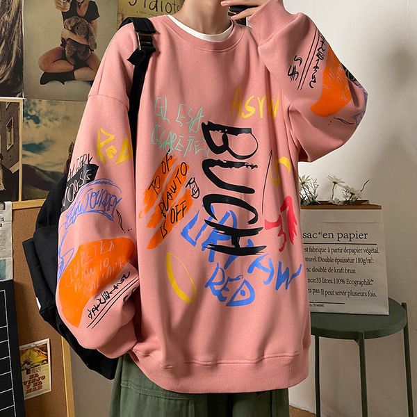 mens hoodies sweatshirts privathinker letter graffiti loose men fashion korean clothing designer brand male spring autumn pullovers 221206, Black
mens hoodies sweatshirts privathinker letter graffiti loose men fashion korean clothing designer brand male spring autumn pullovers 221206, Black