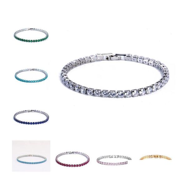 tennis tennis bracelets jewelry luxury 4mm cubic zirconia iced out chain crystal wedding for women men gold sier bracelet drop delive otw3j, Golden;silver
tennis tennis bracelets jewelry luxury 4mm cubic zirconia iced out chain crystal wedding for women men gold sier bracelet drop delive otw3j, Golden;silver