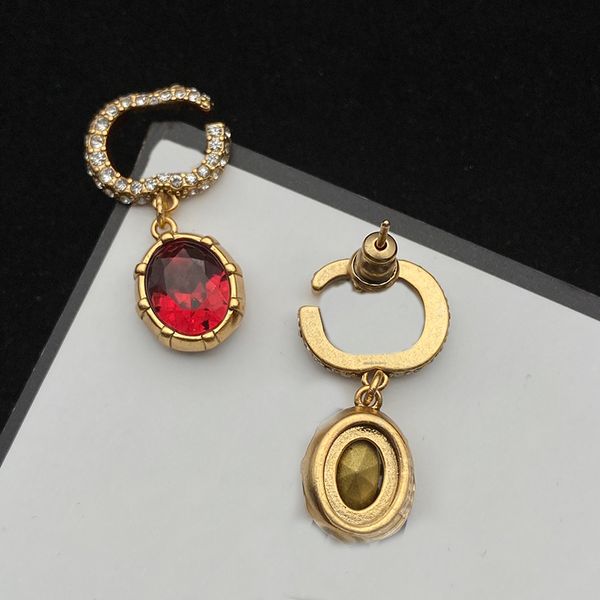 women designer double g stud luxury geometric crystal heart-shaped couple earrings for lady party golden, Golden;silver
women designer double g stud luxury geometric crystal heart-shaped couple earrings for lady party golden, Golden;silver