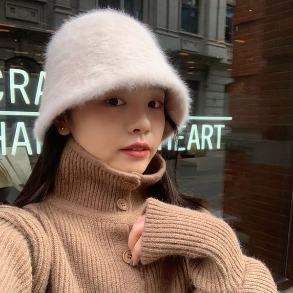 wide brim hats bucket winter womens fashion solid color rabbit hair blend cap fishermans retro knitted basin girl panama 221205, Blue;gray
wide brim hats bucket winter womens fashion solid color rabbit hair blend cap fishermans retro knitted basin girl panama 221205, Blue;gray
