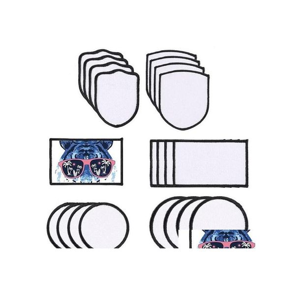 Image of Other Printer Supplies Sublimation Blanks Fabric Ironon Blankes 3 Shapes Repair Thermal Transfer Pad For Clothes Hats Uniforms Backp Dhbsw