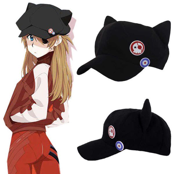 ball anime asuka langley soryu baseball hat cat ear cap and badge cosplay caps accessories 1206, Blue;gray
ball anime asuka langley soryu baseball hat cat ear cap and badge cosplay caps accessories 1206, Blue;gray