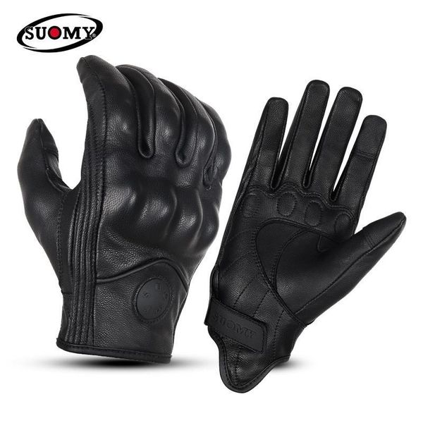 five fingers gloves suomy leather motorcycle retro motorcyclist men women vintage motocross black accessories 221205, Blue;gray
five fingers gloves suomy leather motorcycle retro motorcyclist men women vintage motocross black accessories 221205, Blue;gray