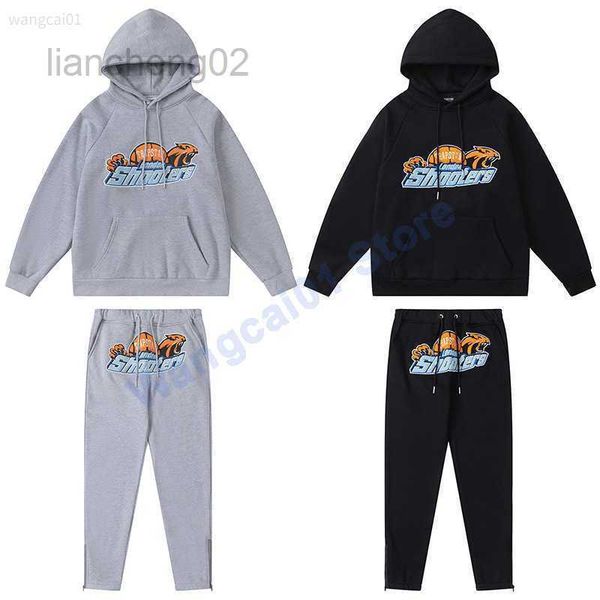 men's hoodies sweatshirts autumn and winter trapstar blue yellow tiger head towel embroidery hooded sweater zipper pants women, Black
men's hoodies sweatshirts autumn and winter trapstar blue yellow tiger head towel embroidery hooded sweater zipper pants women, Black