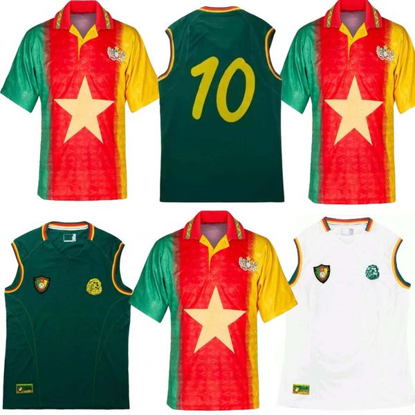 1994 1995 2002 cameroons retro soccer jerseys cameroon eto'o mboma milla 02 home away vintage classic football shirt, Black;yellow
1994 1995 2002 cameroons retro soccer jerseys cameroon eto'o mboma milla 02 home away vintage classic football shirt, Black;yellow