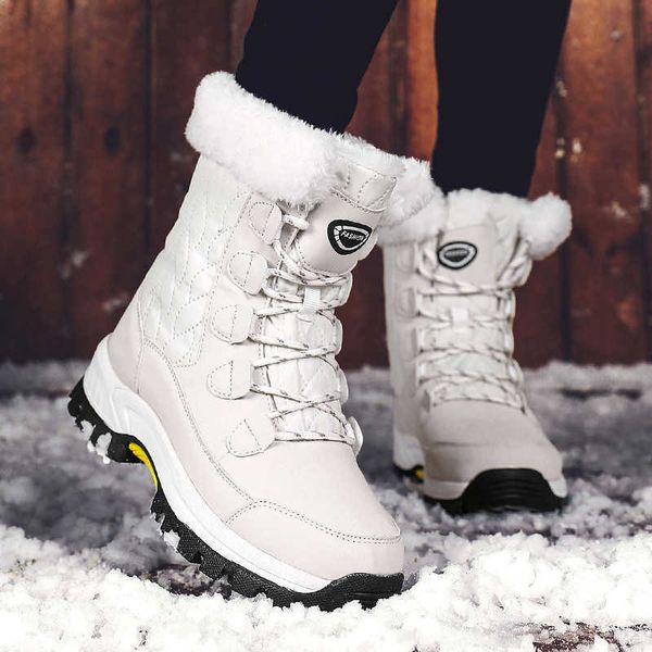 winter plus size snow boots female outdoor travel thickened high plus velvet thickened cotton shoes in tube boots female shoes 22120, Black
winter plus size snow boots female outdoor travel thickened high plus velvet thickened cotton shoes in tube boots female shoes 22120, Black