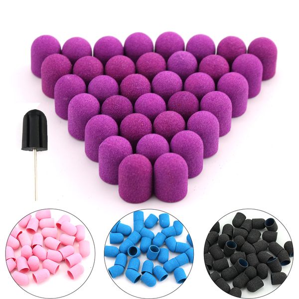nail art equipment 50pcs 10x15mm nail sanding caps electric plastic with grip drill foot cuticle milling block polishing accessories pedicur, Silver
nail art equipment 50pcs 10x15mm nail sanding caps electric plastic with grip drill foot cuticle milling block polishing accessories pedicur, Silver