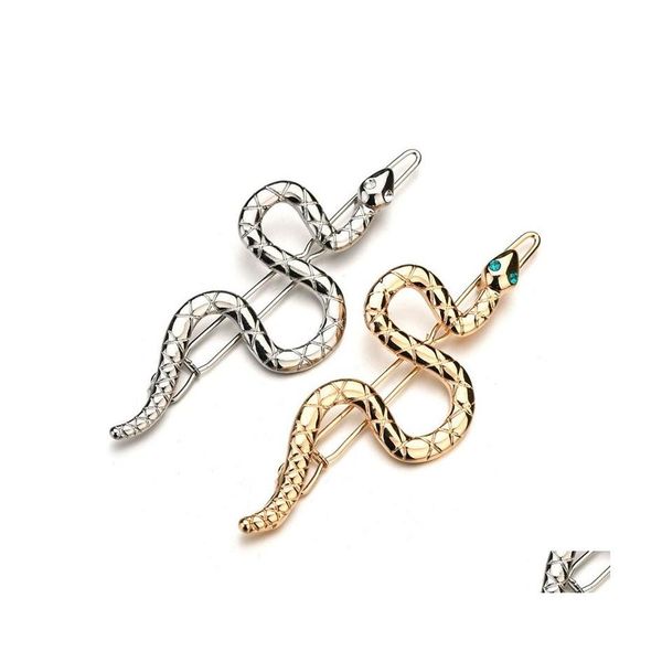 hair clips barrettes famous gold sier color snake hair clip barrettes accessories for women punk unique design party jewelry simpl dhson, Golden;silver
hair clips barrettes famous gold sier color snake hair clip barrettes accessories for women punk unique design party jewelry simpl dhson, Golden;silver