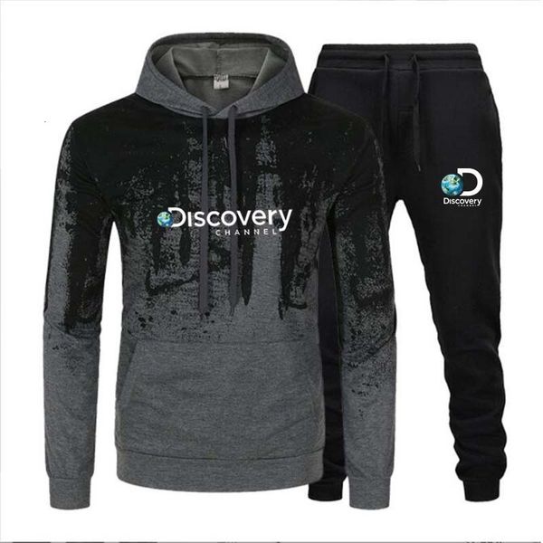 mens tracksuits discovery fashion brand sets autumn womens hoodies sweatpants two piece suit hooded casual male clothes 221206, Gray
mens tracksuits discovery fashion brand sets autumn womens hoodies sweatpants two piece suit hooded casual male clothes 221206, Gray
