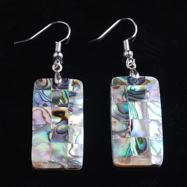 natural colorful abalone shell dangle earrings for women girls casual beach jewelry oblong shaped seashell earring 10pair v9010, Silver
natural colorful abalone shell dangle earrings for women girls casual beach jewelry oblong shaped seashell earring 10pair v9010, Silver