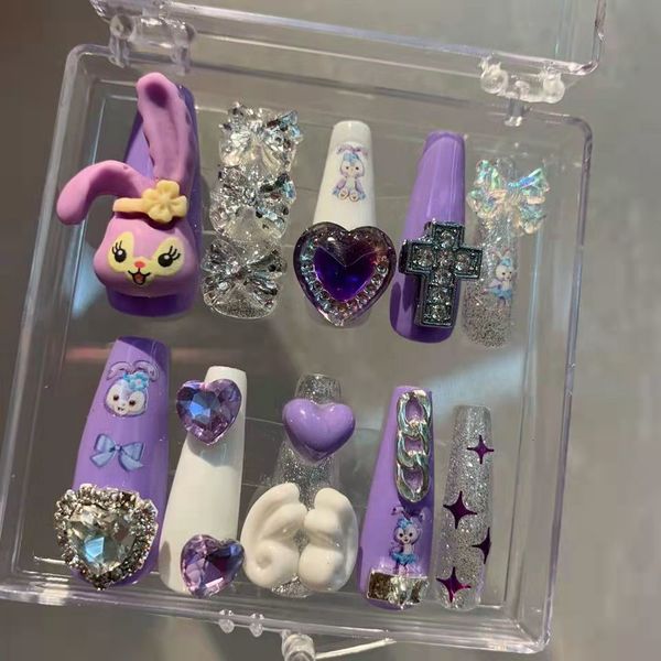 nail practice display cartoon stellalou handmade false nails diamonds nails tips with design detachable press on nails finished nail piece s
nail practice display cartoon stellalou handmade false nails diamonds nails tips with design detachable press on nails finished nail piece s