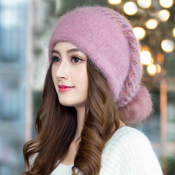 beanieskull caps selling winter hat rabbit hair blend hats for women fashion warm beanie solid cover head cap 221205, Blue;gray
beanieskull caps selling winter hat rabbit hair blend hats for women fashion warm beanie solid cover head cap 221205, Blue;gray